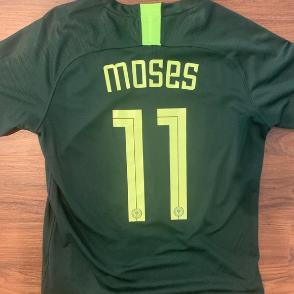 Nike Nigeria Supereagles National Team Victor Moses Soccer Football Jersey - Picture 7 of 8